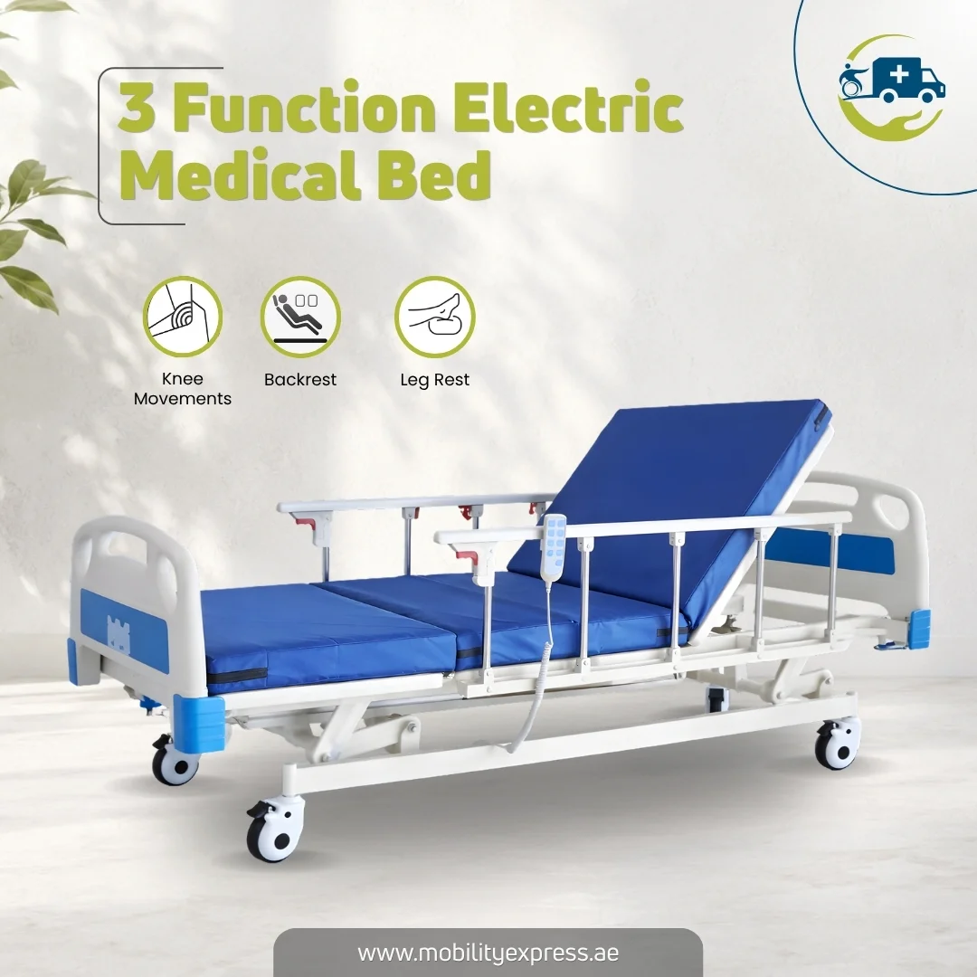 3 function electric medical bed