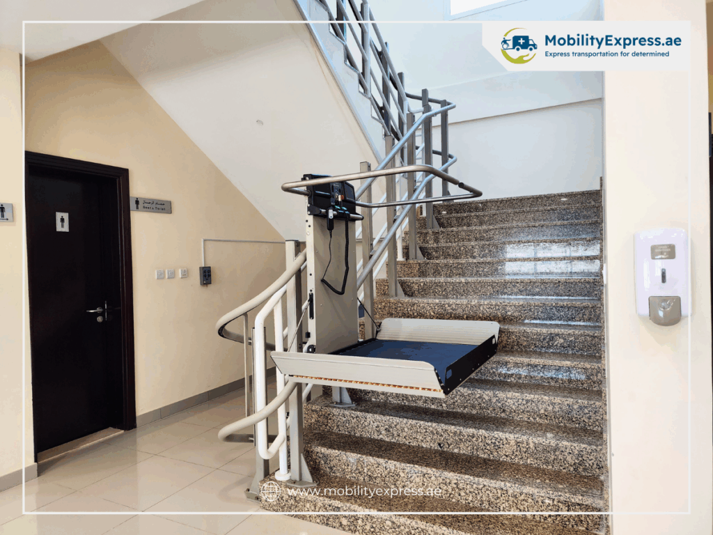 Platform lift with Anti-crush System - MobilityExpress.ae