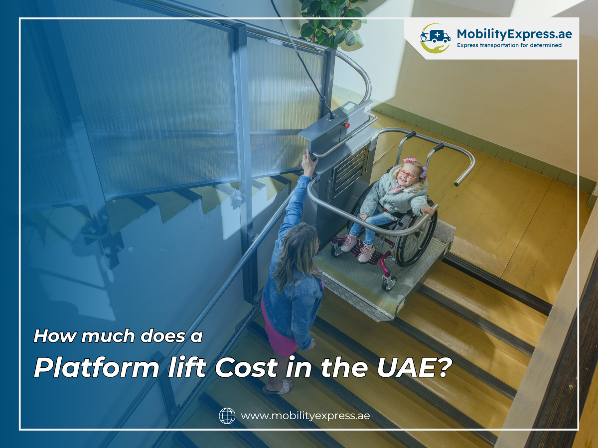 How much does a platform lift cost in the UAE?
