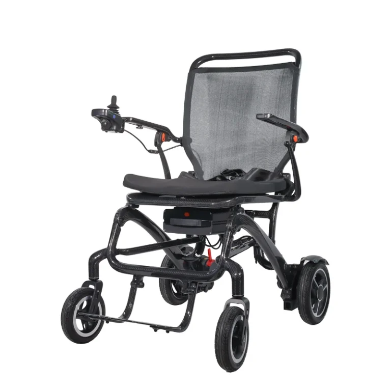 Foldable lightweight carbon fiber electric wheelchair – Airsafe