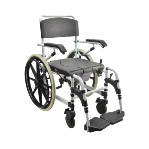 Portable Commode Chair with Big Wheels